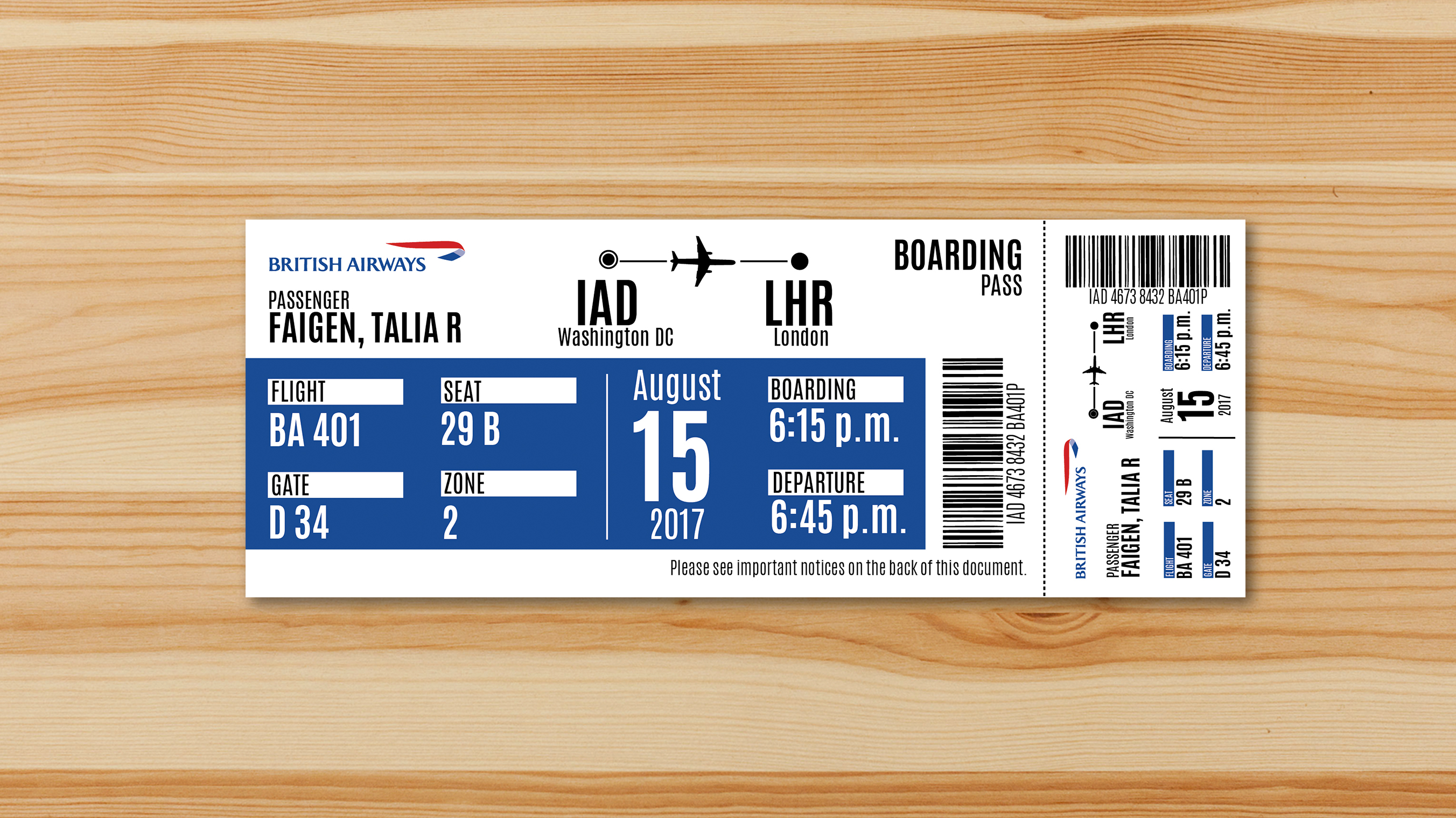 Boarding Pass Ticket Design British Airways Talia Faigen Boarding Pass Ticket Design British Airways Talia Faigen
